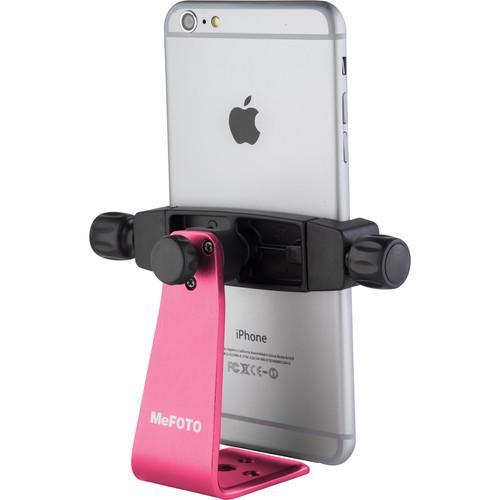 MeFOTO SideKick360 Smartphone Tripod Adapter (Hot Pink) MPH100H