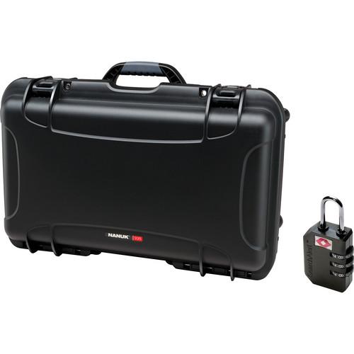 Nanuk Protective 935 Case with Padlock (Graphite) 935-0107