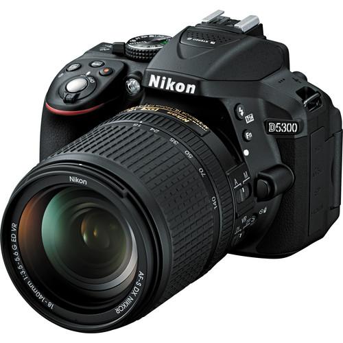 Nikon D5300 DSLR Camera with 18-55mm Lens (Black) 1522, Nikon, D5300, DSLR, Camera, with, 18-55mm, Lens, Black, 1522,