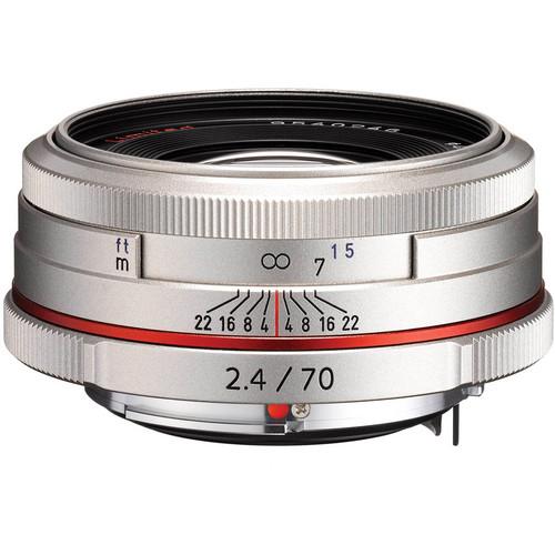 Pentax HD Pentax DA 70mm f/2.4 Limited Lens (Silver) 21440