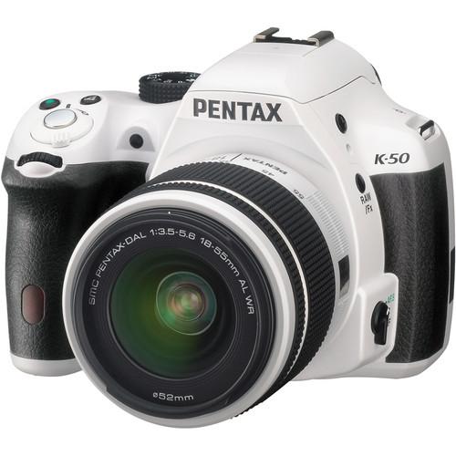 Pentax K-50 DSLR Camera with 18-135mm Lens (White) 10961, Pentax, K-50, DSLR, Camera, with, 18-135mm, Lens, White, 10961,