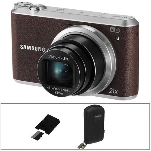 Samsung WB350F Smart Digital Camera Basic Kit (Black)