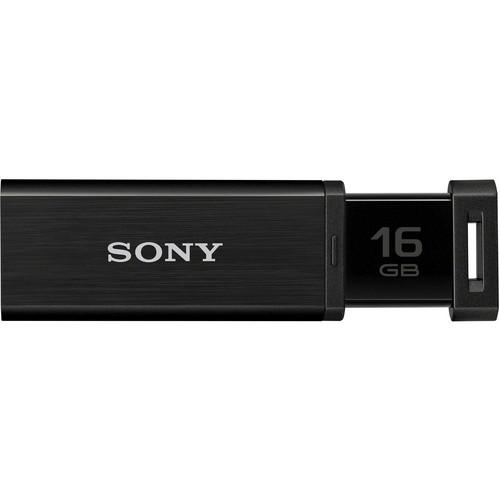 Sony 64GB MicroVault Mach USM-QX Flash Drive (Black) USM64GQX/B, Sony, 64GB, MicroVault, Mach, USM-QX, Flash, Drive, Black, USM64GQX/B