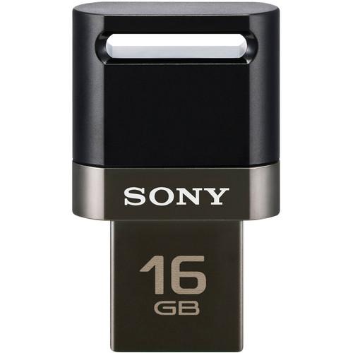 Sony 8GB MicroVault Smartphone USB Flash Drive (Black) USM8SA1/B, Sony, 8GB, MicroVault, Smartphone, USB, Flash, Drive, Black, USM8SA1/B