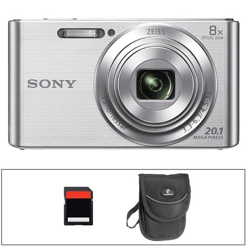 Sony  DSC-W830 Digital Camera Basic Kit (Black)