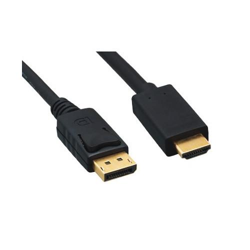 Tera Grand DisplayPort Male to HDMI Male Cable (10')