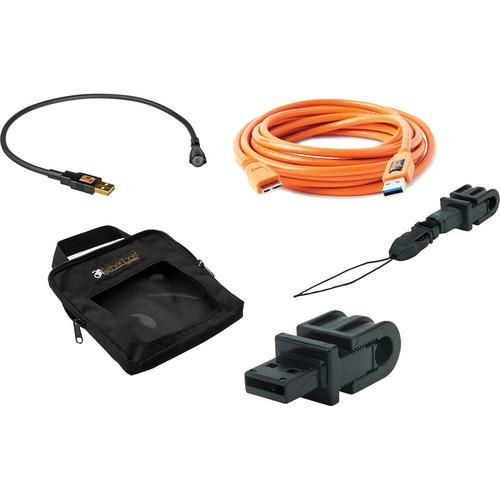 Tether Tools 15' TetherPro USB 3.0 Male A to Micro-B Cable Kit