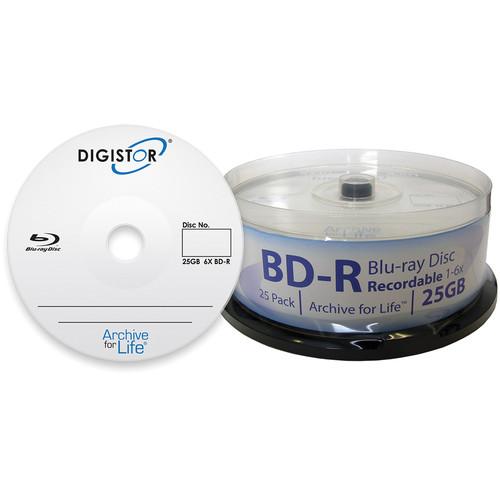 Digistor Archive for Life 25GB 6X Recordable Blu-ray DIG-11236, Digistor, Archive, Life, 25GB, 6X, Recordable, Blu-ray, DIG-11236