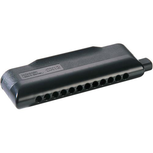 Hohner CX-12 Black Harmonica (Black, Key of C) 7545