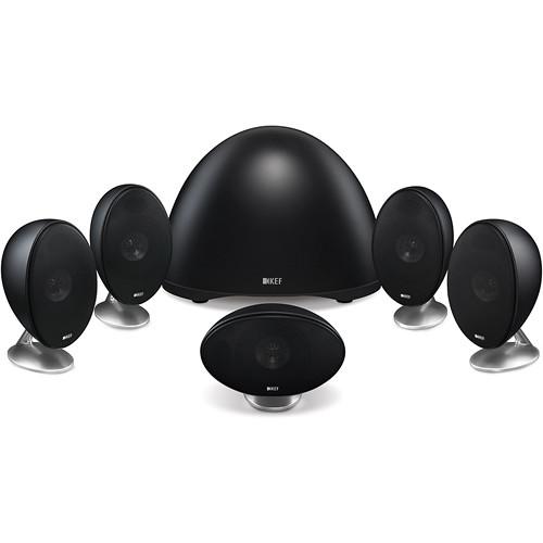 KEF E305 - 5.1 Surround Home Theater Speaker System E305-BL