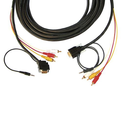 Kramer HD15 Male with 3.5mm Audio and 3 RCA CP-MH1/MH1/XL-35