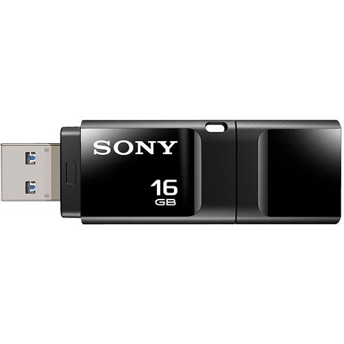 Sony 16GB Microvault USM-X USB Flash Drive (Black) USM16X/B