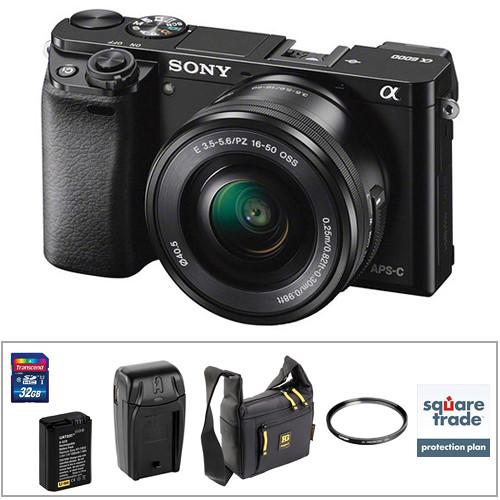 Sony Alpha a6000 Mirrorless Digital Camera ILCE6000L/B