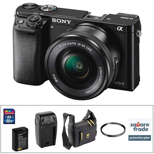 Sony Alpha a6000 Mirrorless Digital Camera ILCE6000L/B, Sony, Alpha, a6000, Mirrorless, Digital, Camera, ILCE6000L/B,