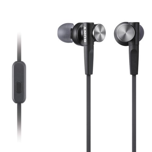 Sony MDR-XB50AP Extra Bass Earbud Headset (Black) MDRXB50AP/B, Sony, MDR-XB50AP, Extra, Bass, Earbud, Headset, Black, MDRXB50AP/B