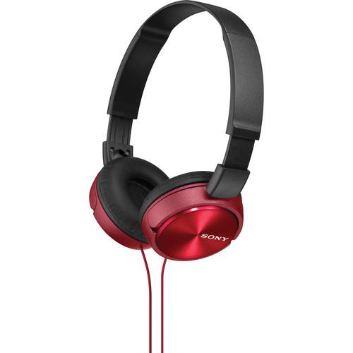 Sony  MDR-ZX310 On-Ear Headphones (Red) MDRZX310R