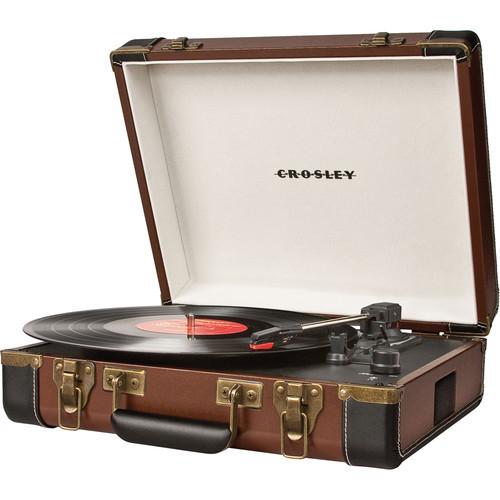 Crosley Radio Executive Portable Turntable with USB CR6019A-BK, Crosley, Radio, Executive, Portable, Turntable, with, USB, CR6019A-BK