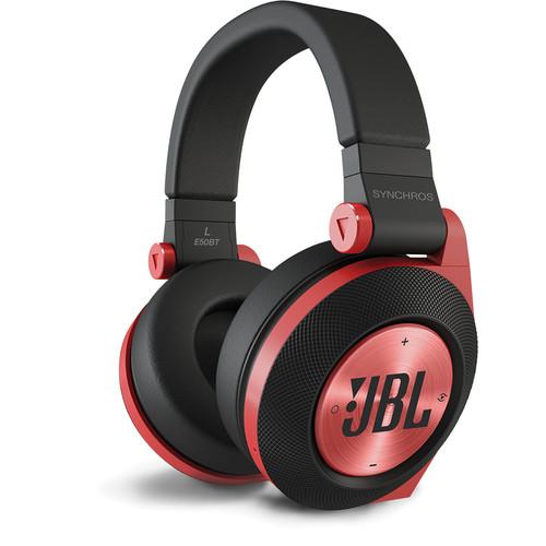 JBL Synchros E50BT Bluetooth On-Ear Headphones (Red) E50BTRED