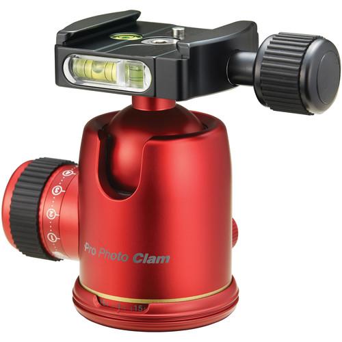 Photo Clam PRO 34NS Ball Head (Red) PCBH-PRO34NSR