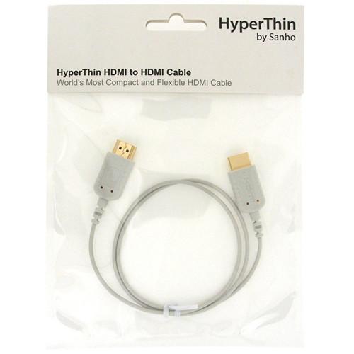 Sanho HyperThin HDMI Cable (8.2', Black) SAHT25BLACK, Sanho, HyperThin, HDMI, Cable, 8.2', Black, SAHT25BLACK,