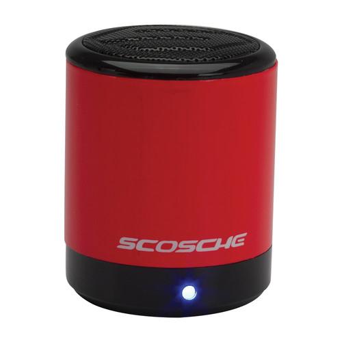 Scosche boomCAN Compact Wireless Bluetooth Speaker (Red) BTCANRD