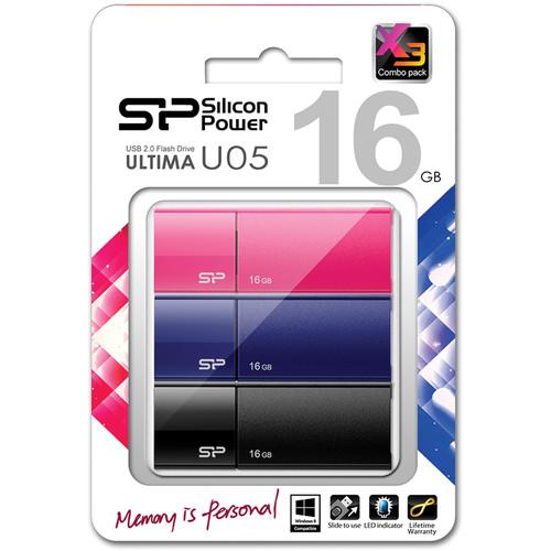 Silicon Power Ultima U05 16GB USB 2.0 Flash SP048GBUF2U05VCM, Silicon, Power, Ultima, U05, 16GB, USB, 2.0, Flash, SP048GBUF2U05VCM,