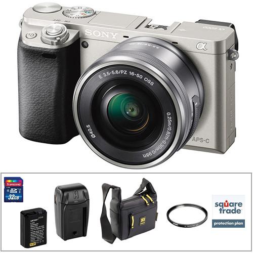 Sony Alpha a6000 Mirrorless Digital Camera with 16-50mm Lens