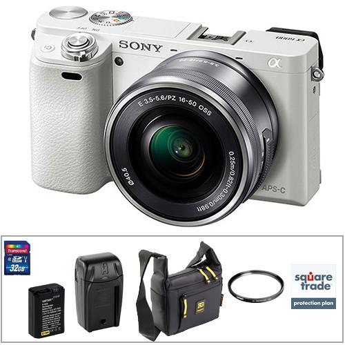 Sony Alpha a6000 Mirrorless Digital Camera with 16-50mm Lens