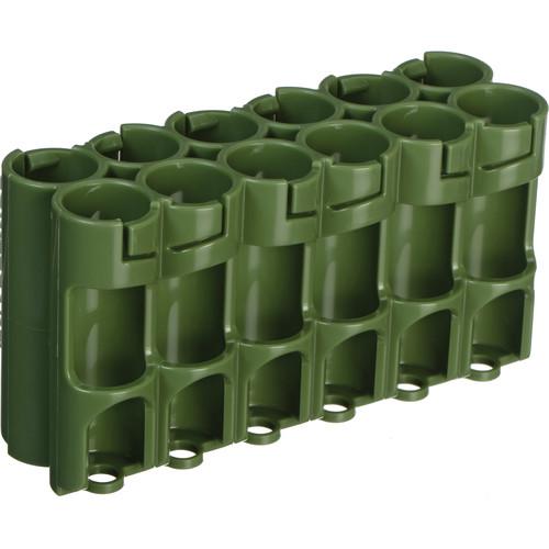STORACELL 12 AA Pack Battery Caddy (Military Green) 12AAMG, STORACELL, 12, AA, Pack, Battery, Caddy, Military, Green, 12AAMG,