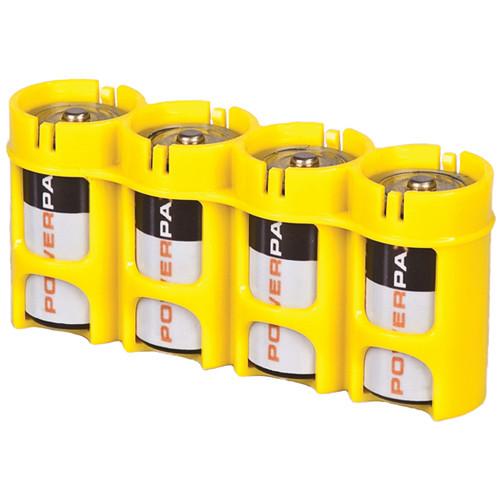 STORACELL SlimLine 9V Battery Holder (Yellow) SL9VCY