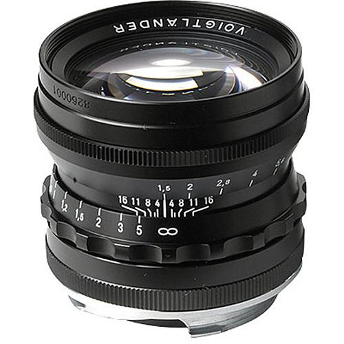 Voigtlander Nokton 50mm f/1.5 Aspherical Lens (Silver) BA248S, Voigtlander, Nokton, 50mm, f/1.5, Aspherical, Lens, Silver, BA248S