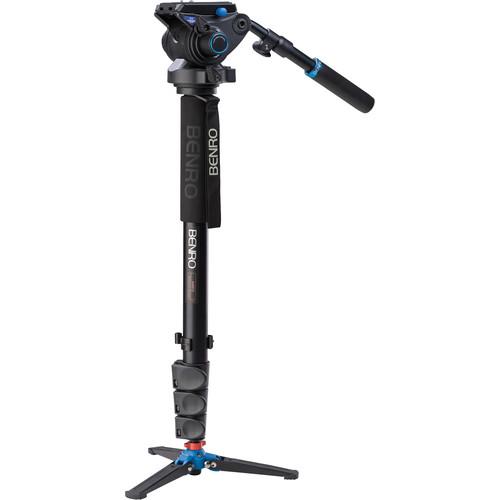 Benro A38FDS2 Series 3 Aluminum Monopod with 3-Leg A38FDS2, Benro, A38FDS2, Series, 3, Aluminum, Monopod, with, 3-Leg, A38FDS2,