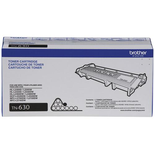 Brother TN630 Standard Yield Black Toner Cartridge TN630, Brother, TN630, Standard, Yield, Black, Toner, Cartridge, TN630,