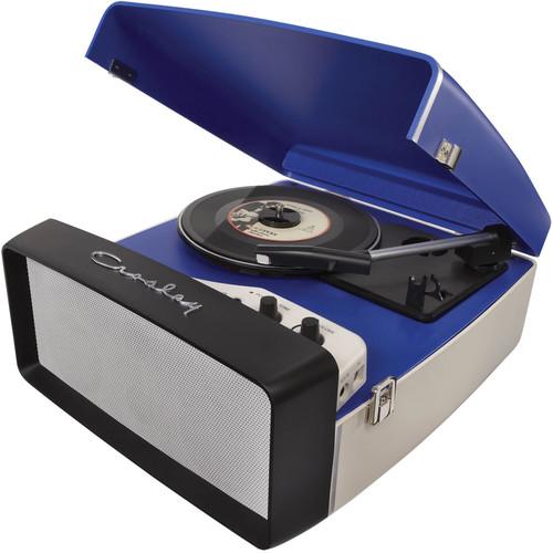 Crosley Radio Collegiate Portable Turntable with USB CR6010A-BL