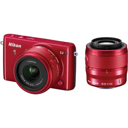 Nikon 1 S2 Mirrorless Digital Camera with 11-27.5mm and 27699