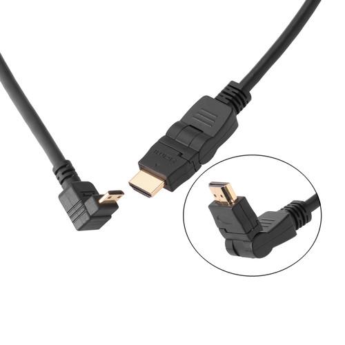 Pearstone 6' Swiveling HDMI to Right-Angle Mini HDMI HDCRS-106