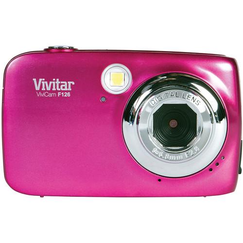 Vivitar  F126 Digital Camera (Blue) VF126-BLU-INT, Vivitar, F126, Digital, Camera, Blue, VF126-BLU-INT, Video