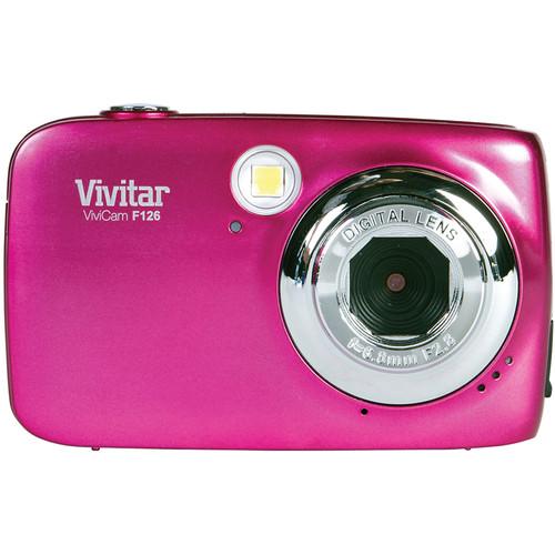 Vivitar  F126 Digital Camera (Pink) VF126-PNK-INT