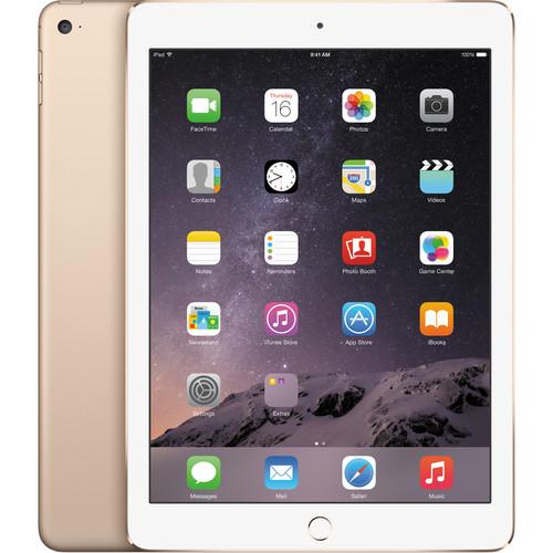 Apple 128GB iPad Air 2 (Wi-Fi   4G LTE, Gold) MH332LL/A, Apple, 128GB, iPad, Air, 2, Wi-Fi, , 4G, LTE, Gold, MH332LL/A,