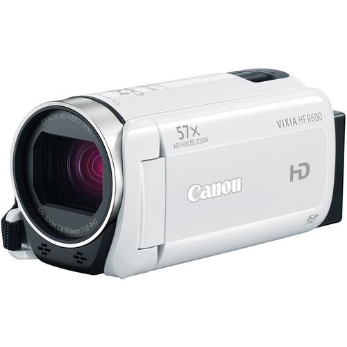 Canon VIXIA HF R600 Full HD Camcorder (White) 0280C002