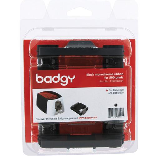 Evolis Black Monochrome Ribbon for Badgy100 & CBGR0500K