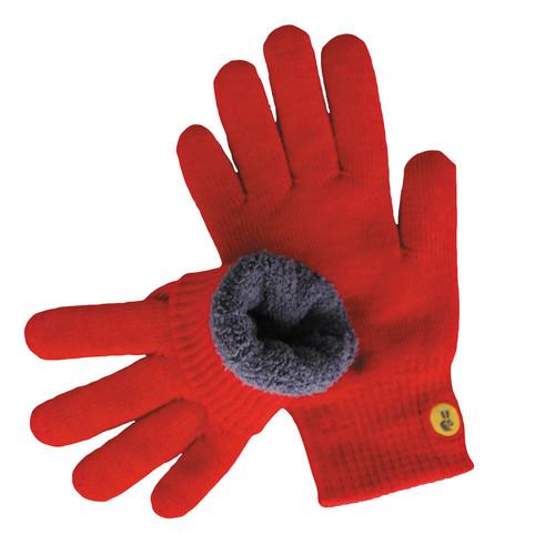 Glove.ly COZY Winter Touchscreen Gloves (Red, Small) FC-004-R-S
