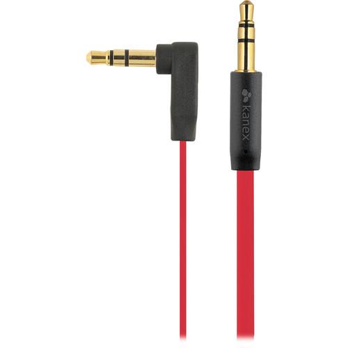 Kanex Stereo AUX Flat Cable with Angled Connector KAUXMM6FFA