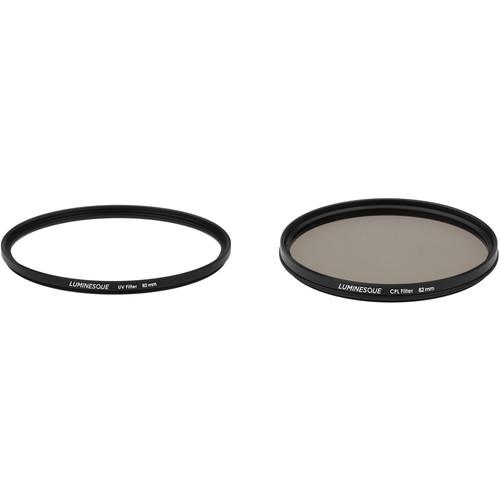 Luminesque 77mm Circular Polarizer and UV Slim PRO UVS-CPKS77
