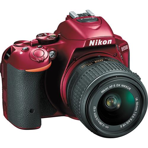 Nikon D5500 DSLR Camera with 18-55mm Lens (Red) 1547