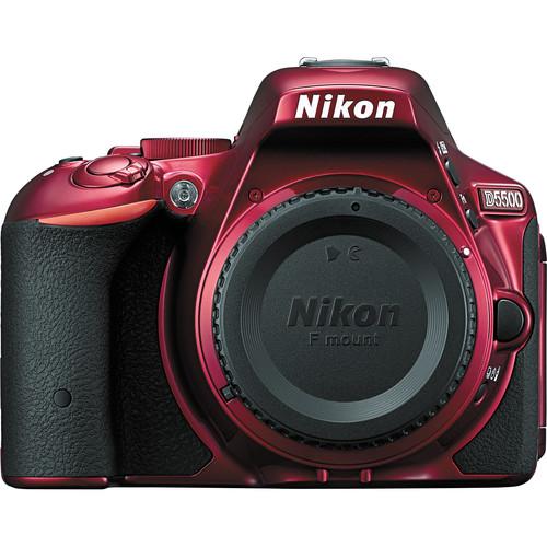 Nikon D5500 DSLR Camera with 18-55mm Lens (Red) 1547