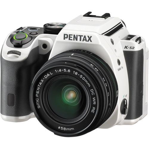 Pentax K-S2 DSLR Camera (Body Only, Black/Orange) 13176