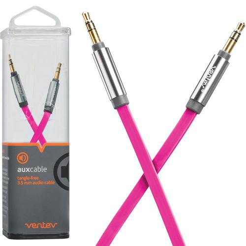 Ventev Innovations  Aux Cable (Pink, 4') 542908