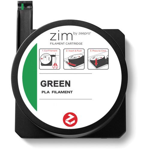 Zeepro zim PLA Filament Cartridge (0.6 lb, Black) ZP-PLA BLK