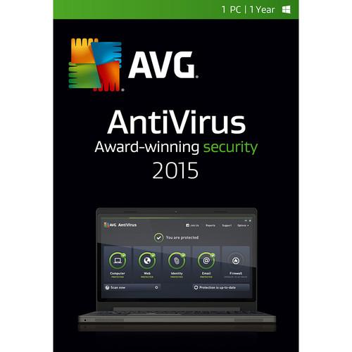 AVG AntiVirus 2015 (1-PC, 1-Year Subscription) AV15N12EN001